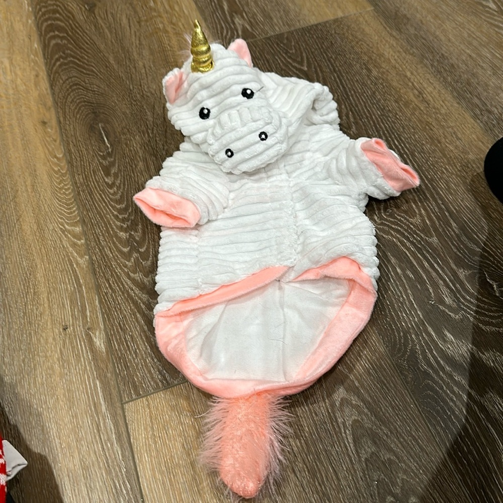 Unicorn onesie for cat/small dog